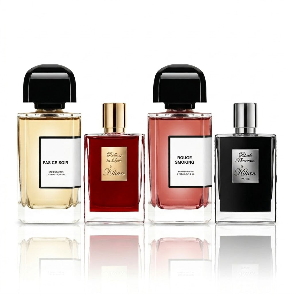 Set mit 4 Parfums | Pas Ce Soir, Rolling in Love, Rouge Smoking und Black Phantom