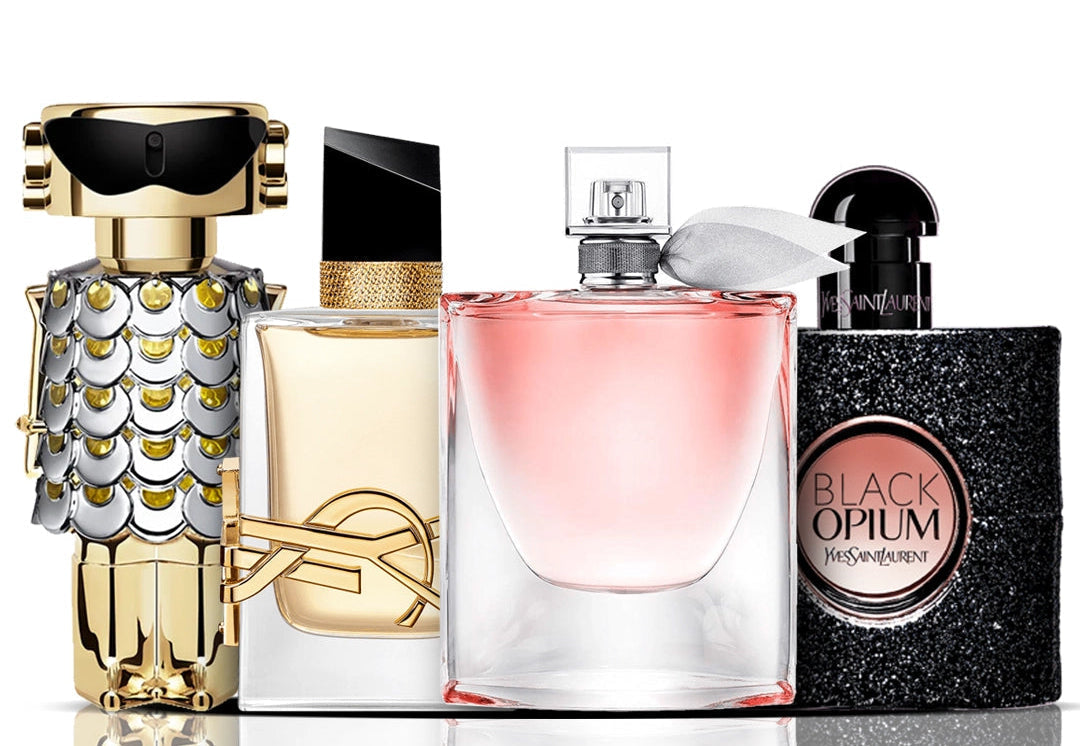Set mit 4 Parfums | Libre + La Vie Est Belle + Black Opium + Fame 100 ml
