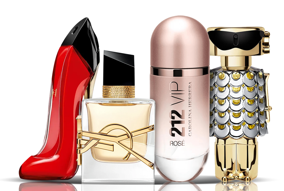 Set mit 4 Parfums | Very Good Girl + Libre + 212 VIP Rose + Fame 100ML
