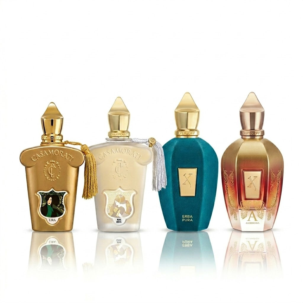 Set mit 4 Parfums | Lira, Erba Pura, Dama Bianca, Alexandria II
