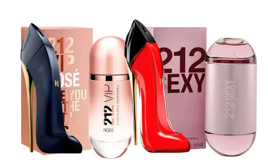 Set mit 4 Parfums | Good Girl, Good Girl Very, 212 Vip Rose, 212 Sexy