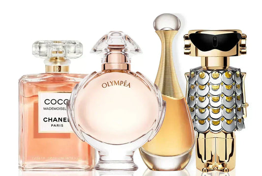 Set mit 4 Parfums | Coco Chanel + Olympea + J'Adore + Fame 100 ml
